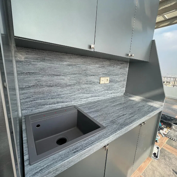 Acrylic Solid Surface Artificial Marble Countertop CW5852