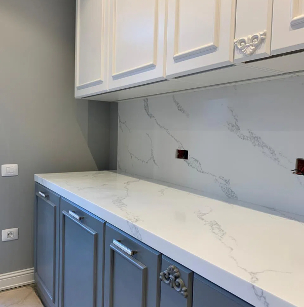 Koris Solid Surface Artificial Marble Countertop HW6801 Calacatta