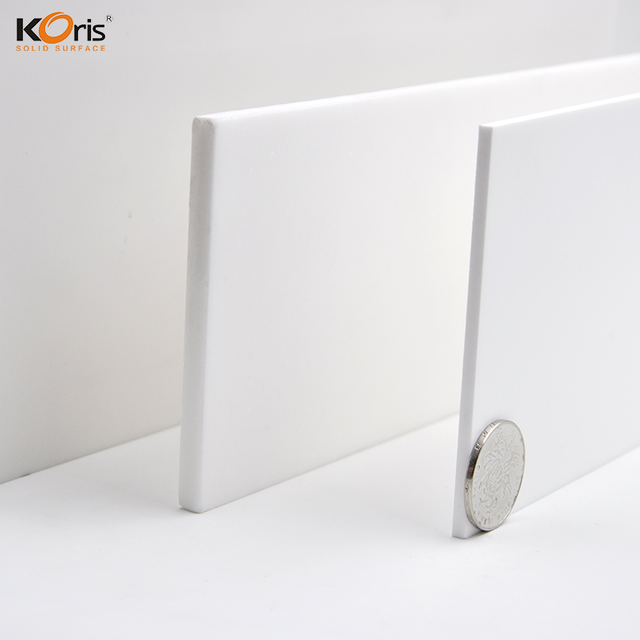 Koris Artificial Marble Solid Surface Sheet 1442 Designer White