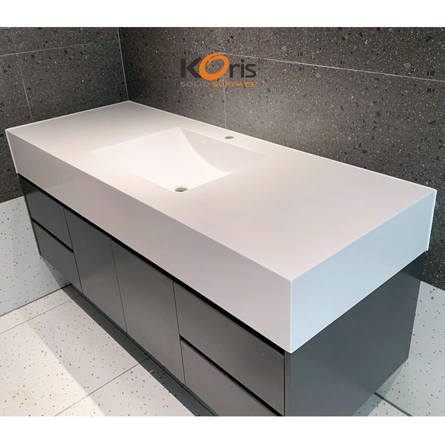 Koris Solid Surface Sheet 1101 white