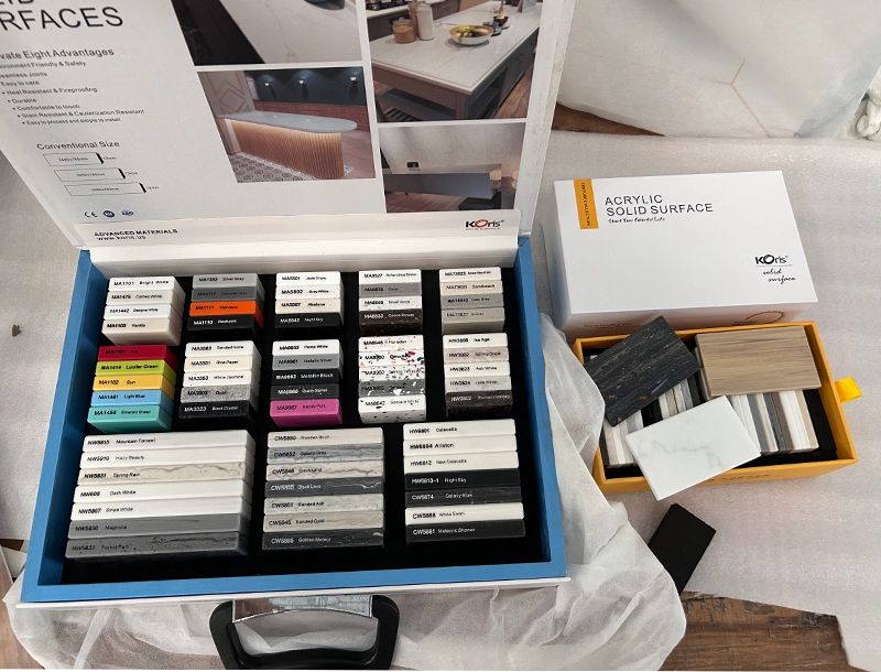 solid surface sample