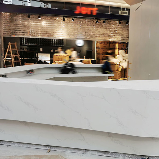 Solid Surface Reception Desk 