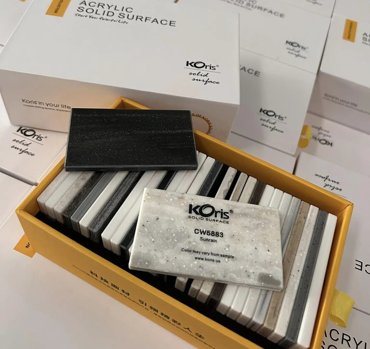 solid surface sample