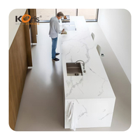 Koris Artificial Marble Solid Surface Sheet 6801 Calacatta