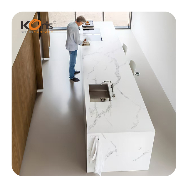 Koris Artificial Marble Solid Surface Sheet 6801 Calacatta