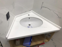 Solid Surface Artificial Stone Slab Sheet Bathroom Vanity Top