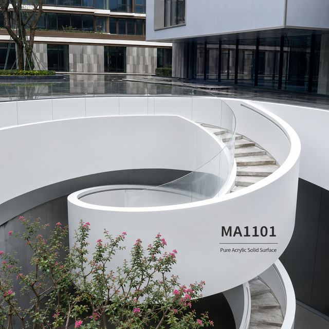 Koris Pure Acrylic Solid Surface MA1101 White