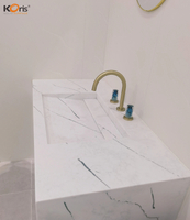 Koris Solid Surface Bathroom Vanity Top PF13005